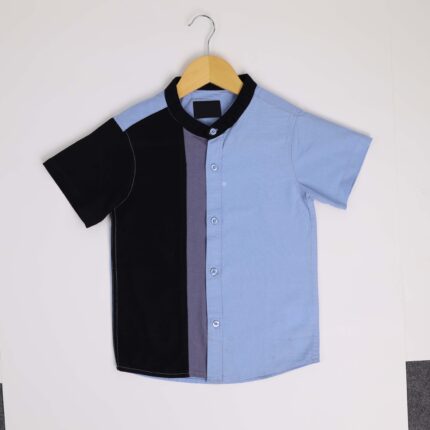 Boy's Stylish (Contrast-1) Short Sleeve Shirt