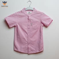 Boy's Pink Short Sleeve Shirt