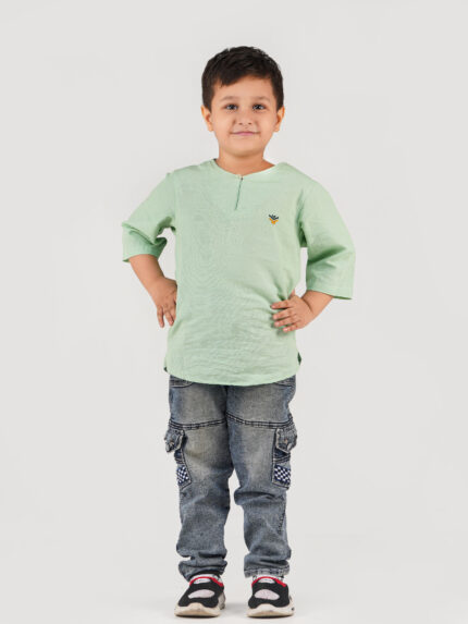 Boy's Light Lemon-Stylish Katua